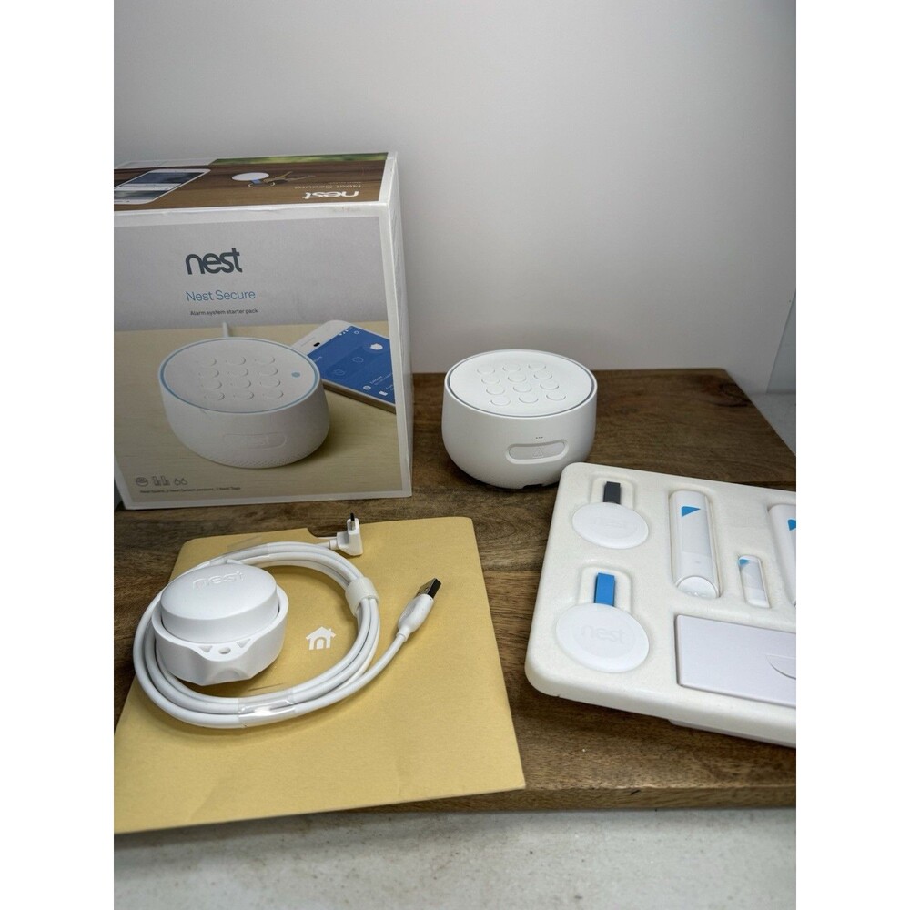 Google - Nest Secure Alarm System Starter Pack - White (Open Box)
